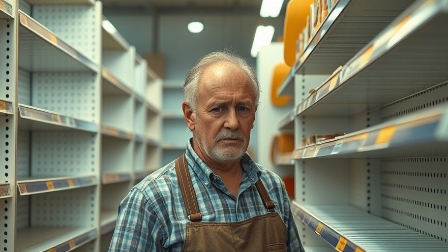 Frustrated small business owner faces Prime Day sales challenges with sparse inventory.
