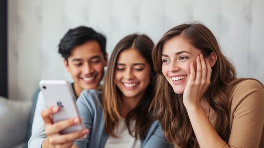 A candid moment highlighting social connection and shared humanity on digital media.