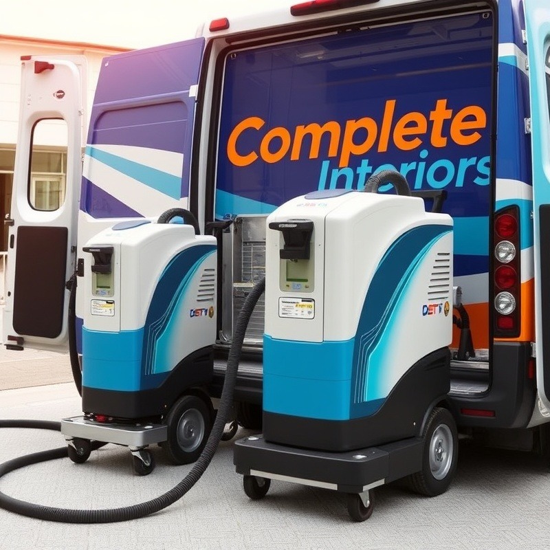 van mounted equipment used in spot cleaning for carpets in Upland