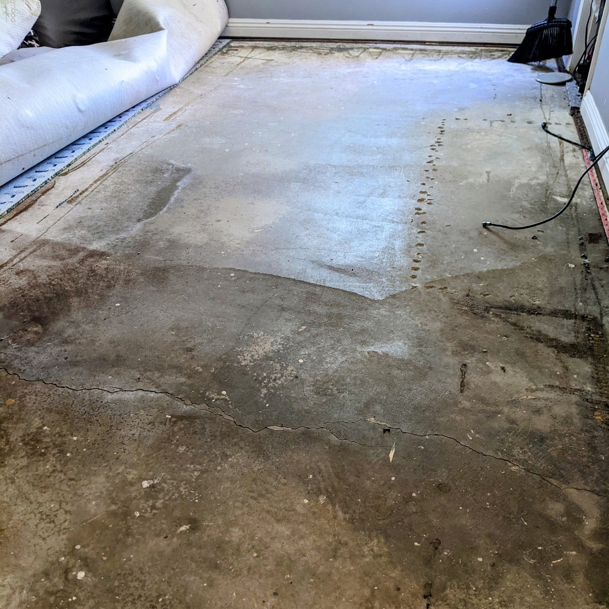 water damage restoration process