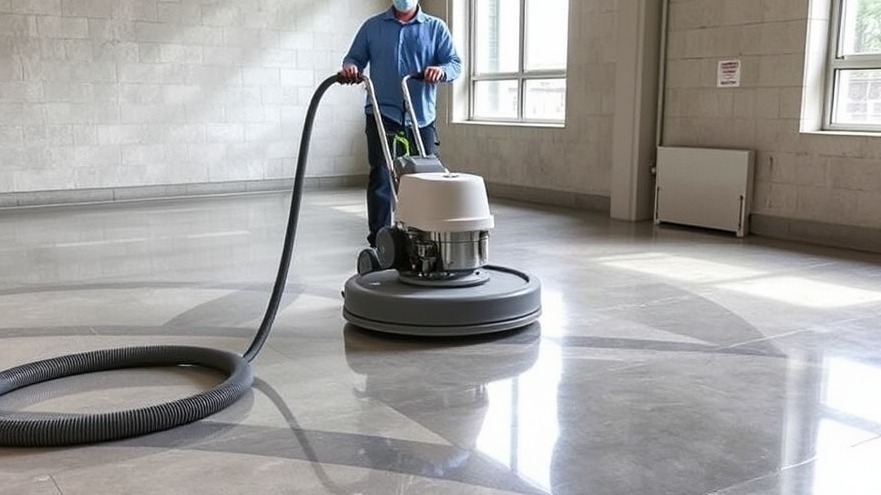 cleaning and mitigating toxicity in concrete flooring