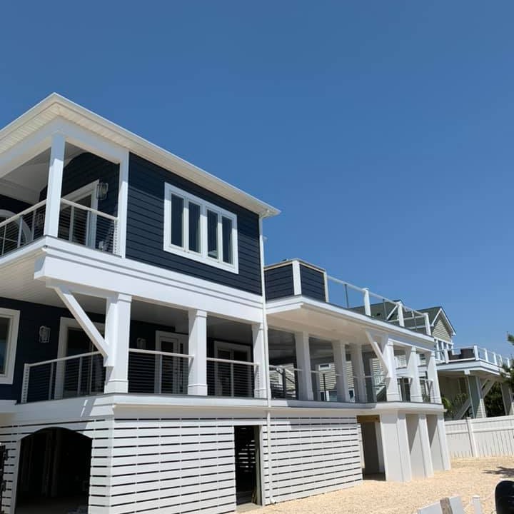 Beach house exterior painting