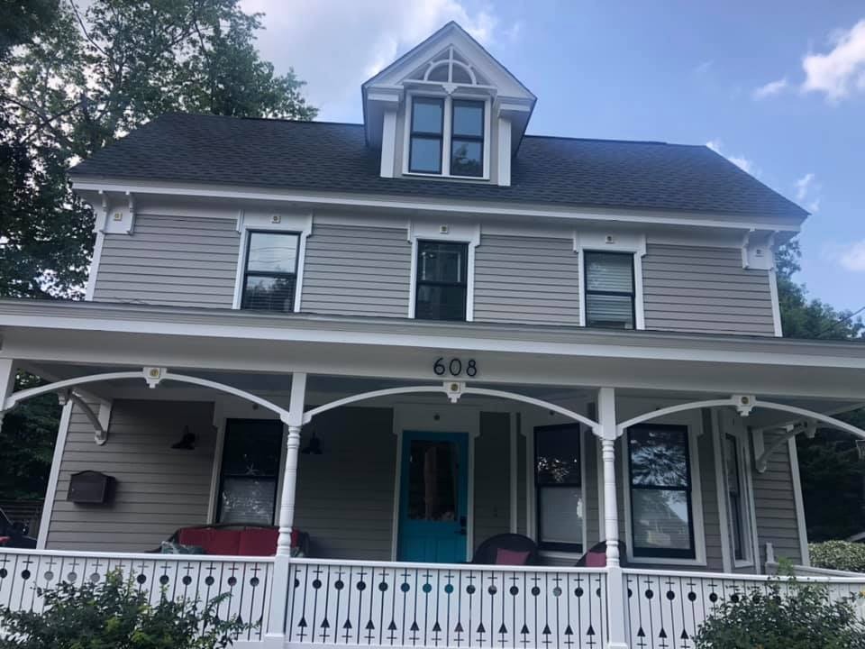 Dickinson House after exterior painting