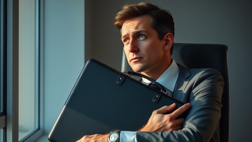 Professional contemplating employment trends in a serene office setting.