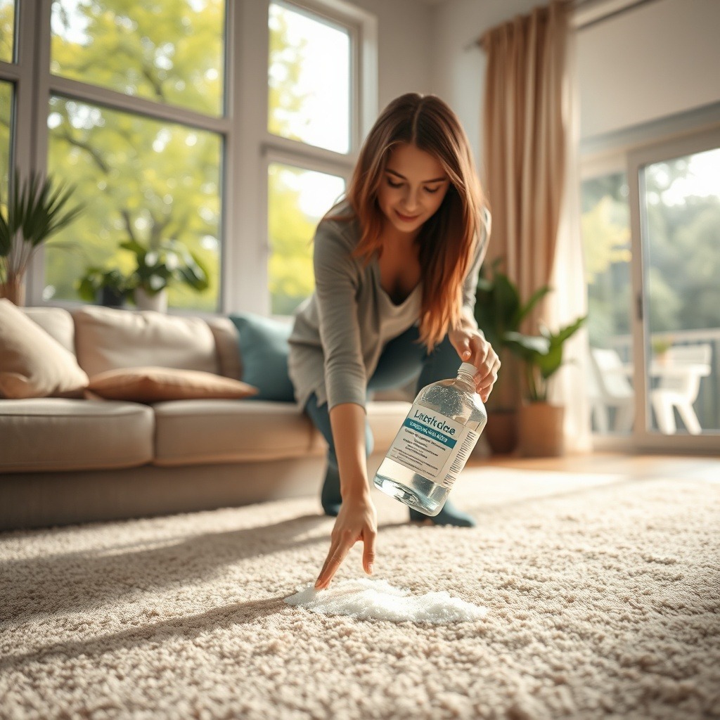 Cleaning Wine Stain from High Traffic Areas ofCarpet