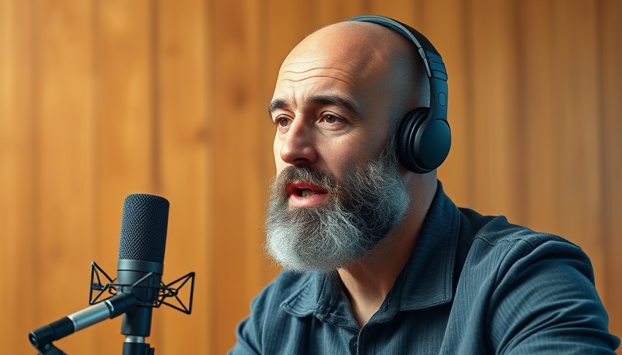 Podcast speaker discussing personal brand fundamentals.