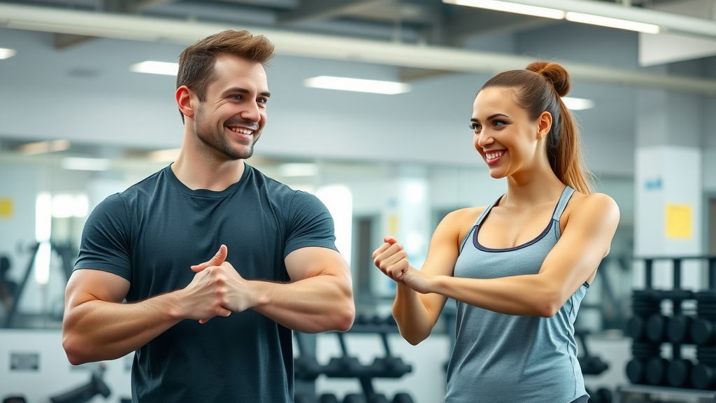 a supportive gym environment