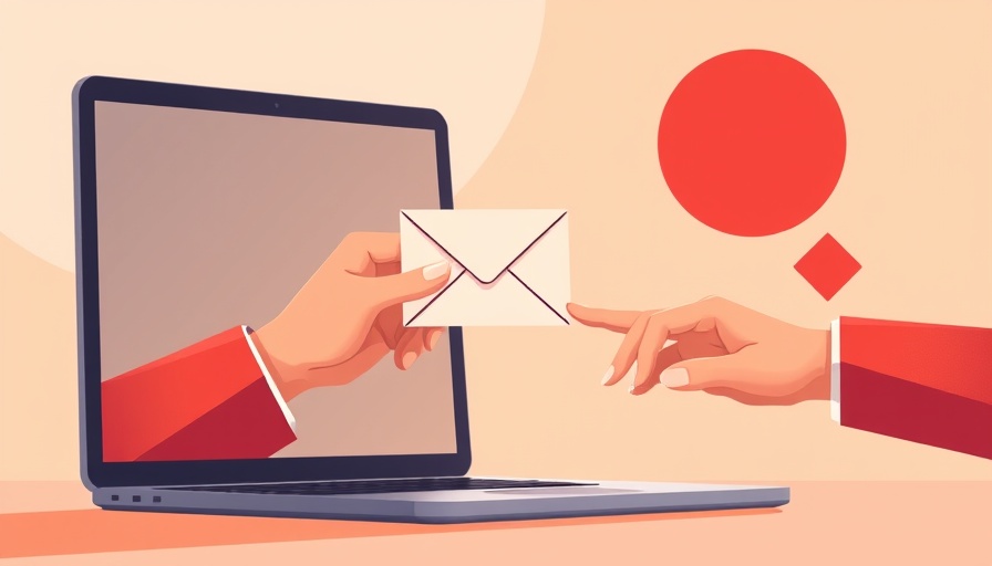 Zero-party data email engagement concept with hands and envelope.