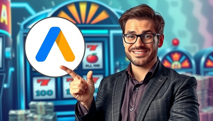 ROI with Google Ads: Person discussing ad strategies in vibrant scene