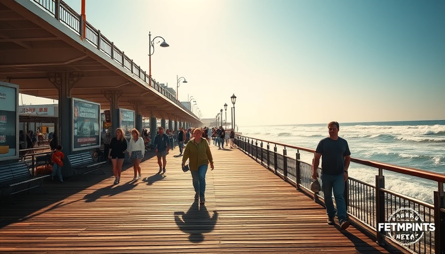 Santa Monica Beach view with pier and ocean scene.