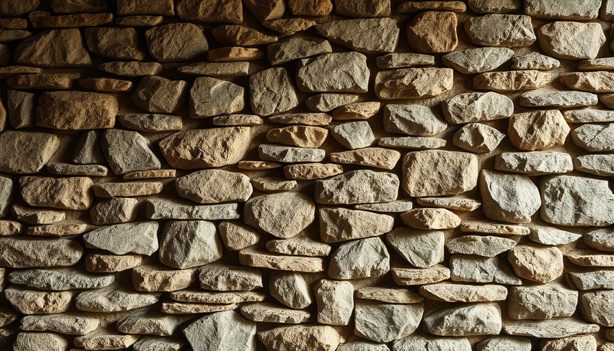 Rubble foundation insulation on a weathered stone wall.