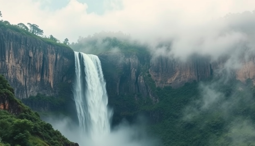 Top national parks with stunning waterfalls feature lush cliffs and mist.