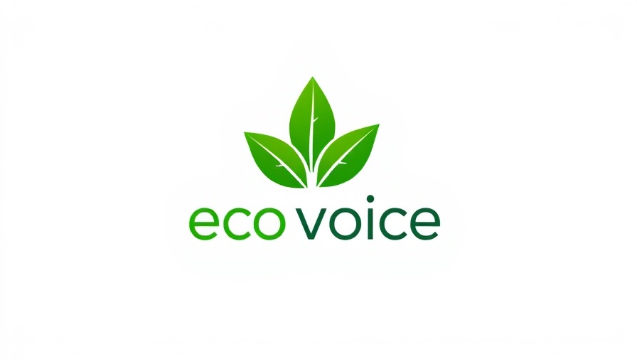 Eco Voice logo with green stylized leaves.