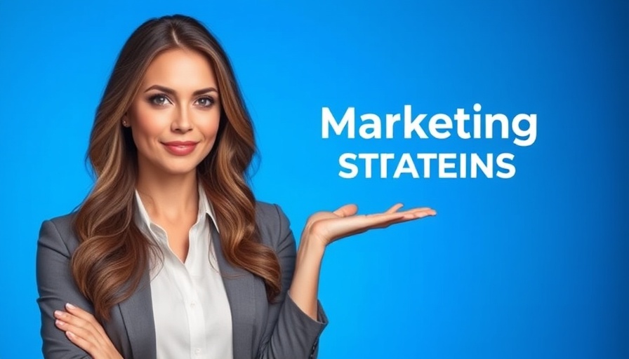 Confident woman presenting marketing loyalty blueprint for cleaning business client retention.