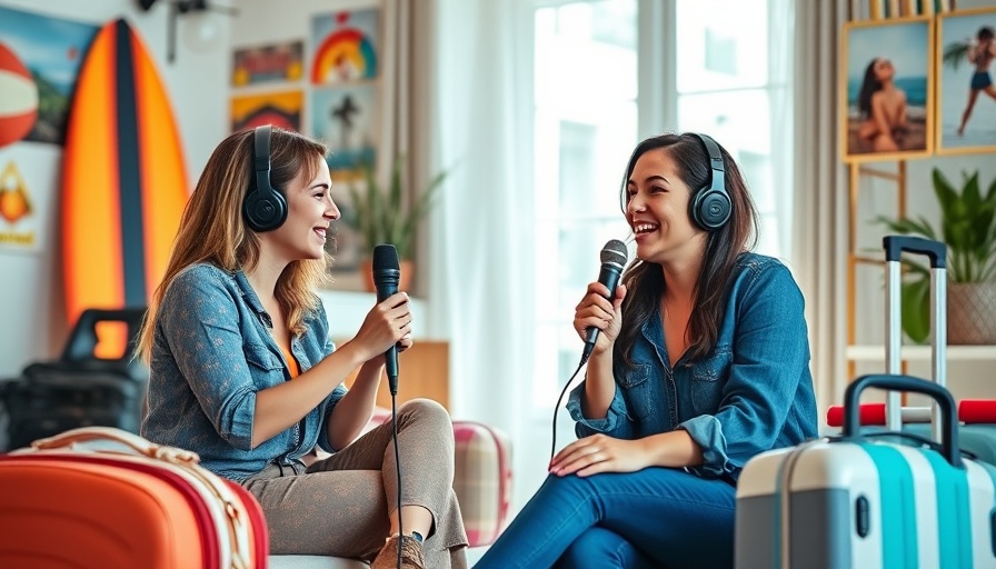 Boutique Fitness Studios Summer Strategies podcast discussed by two women with vibrant summer graphics.