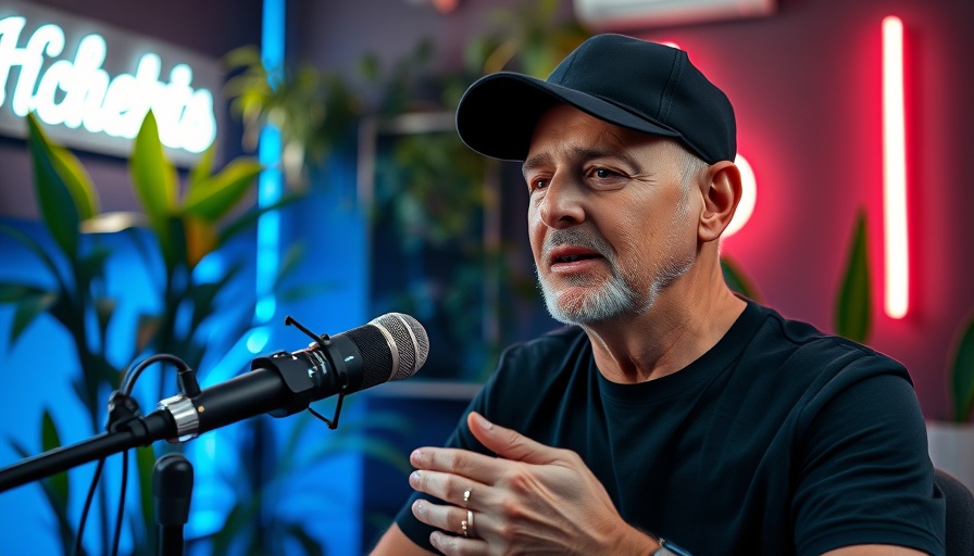 Middle-aged man on podcast highlights why reps matter more than volume.