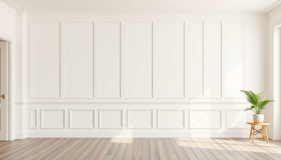 Elegant board and batten design in modern interior setting.