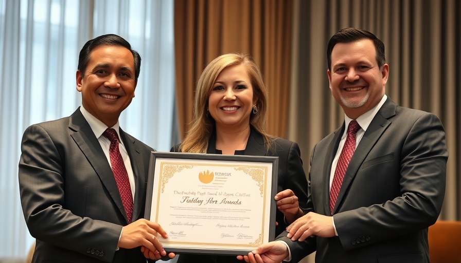 Distributor Excellence Celebration award ceremony photo.