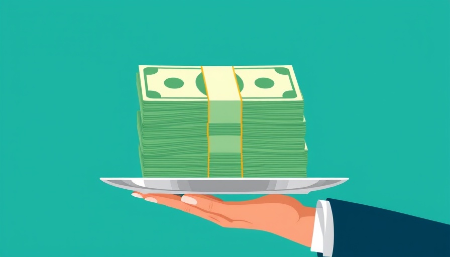 Illustration of a hand holding cash stack, symbolizing no tax on overtime.