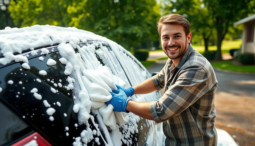 Best way to wash your car at home with foam suds