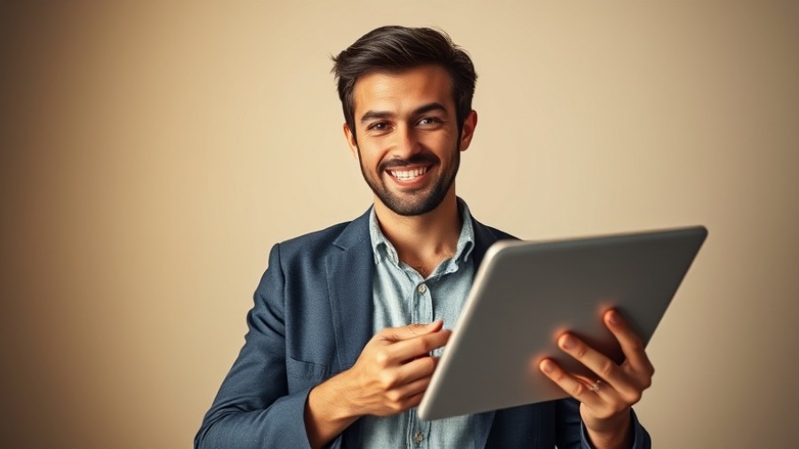 Inspired branding expert showcasing storytelling impact with storyboard and materials.