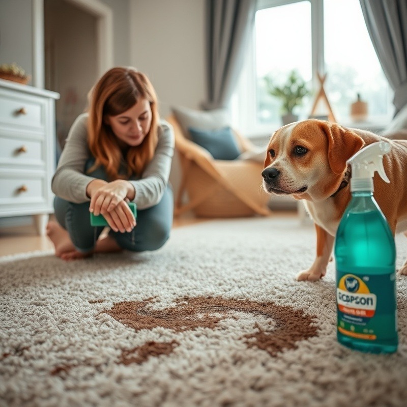 DIY method how to get pet stains out of carpet in Eastvale, CA