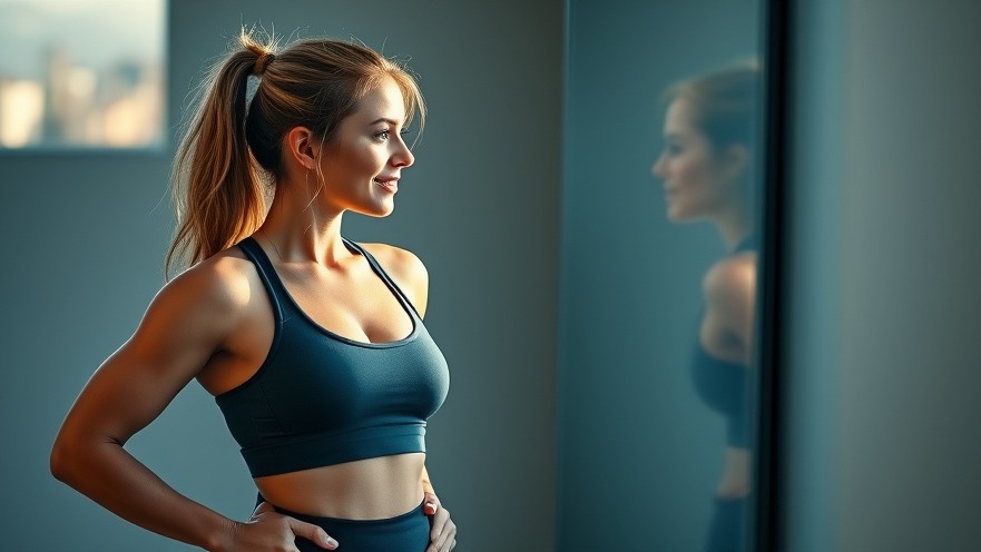Confident woman reflecting on her health journey, embodying motivation and transformation.