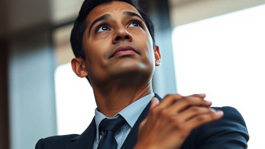 Thoughtful professional reflecting on financial goals and effective investing.