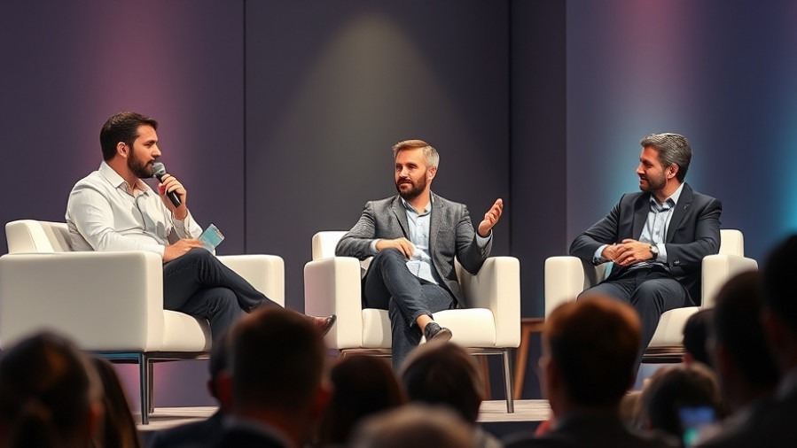 Dynamic panel discussion on success strategies and resilience in business.