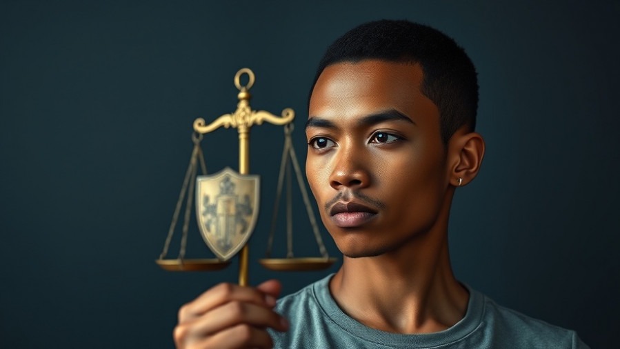 Contemplative person balancing gun rights and civil rights, DOJ Second Amendment division focus.