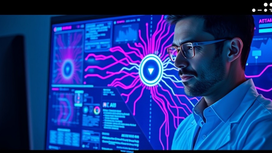 AI engineer analyzing vibrant neural network data showcasing Google AI features.