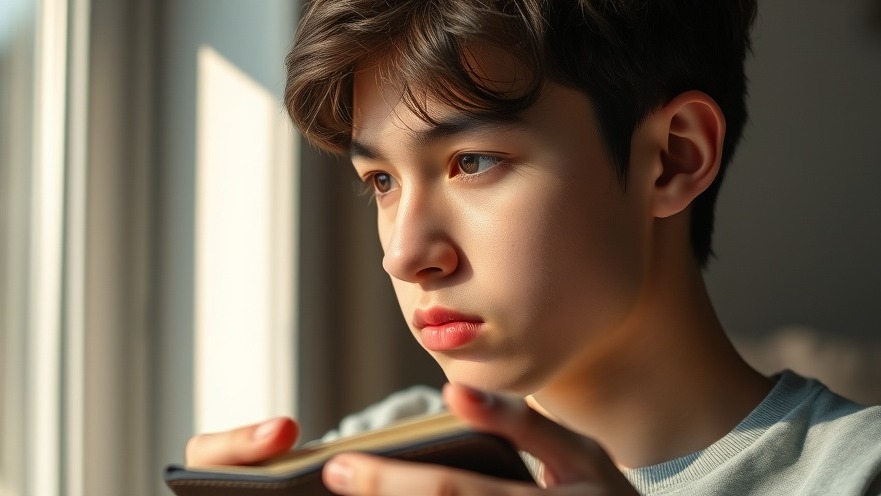 Thoughtful young adult reflecting on the pursuit of satisfaction in a softly lit room.