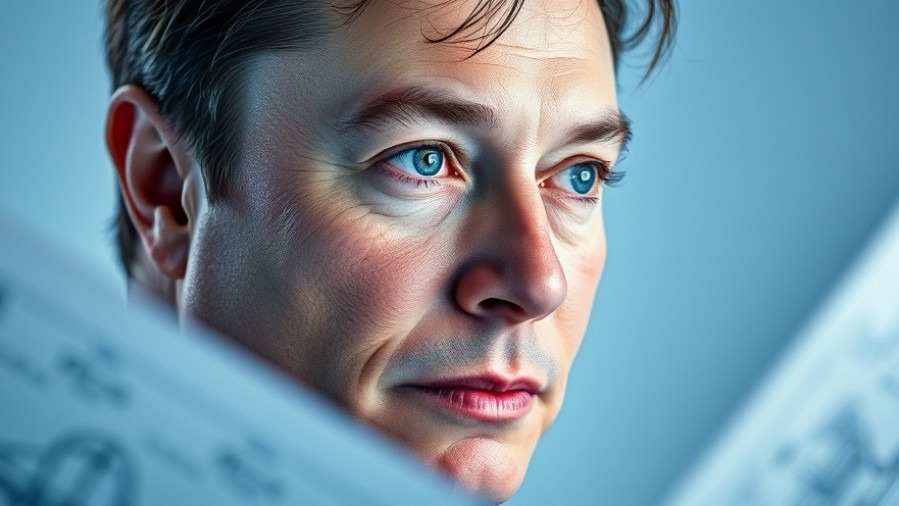 Energized entrepreneur focusing on goal setting with futuristic blueprints.