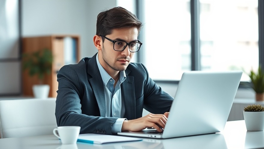 Thoughtful business professional analyzing brand strategy for customer experience.
