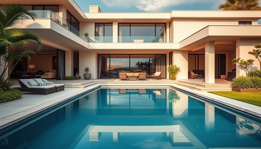 Modern luxury estate with pool and patio, Paradise Valley estates for sale.
