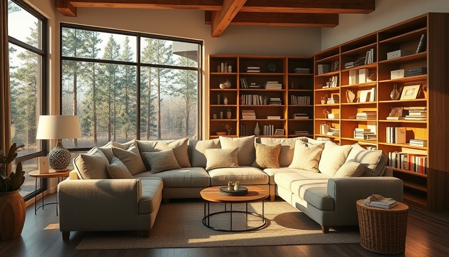 Cozy living room showing importance of lighting in daily living.
