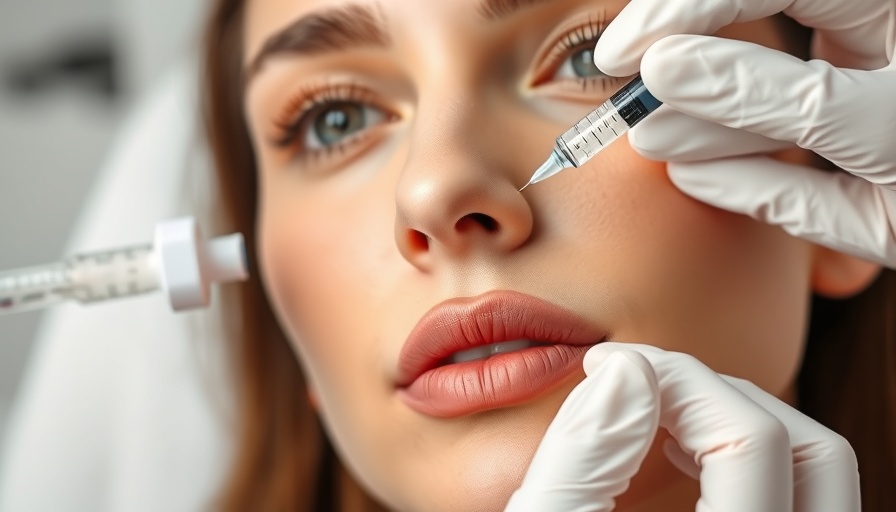 Close-up Botox injection procedure highlighting illegal prescribing in UK