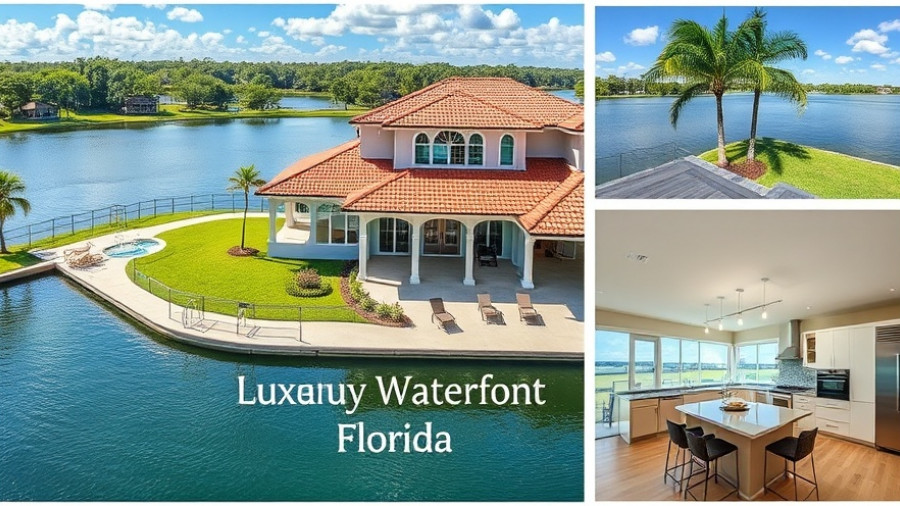 Prime commercial space for sale in Florida with pool, garden, and kitchen views.