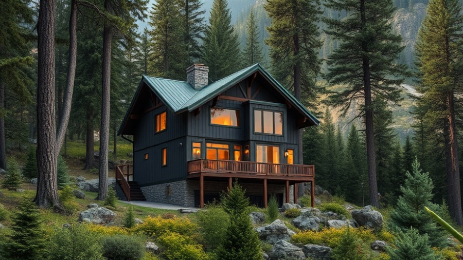 Mountain home surrounded by forest in Georgetown, CO