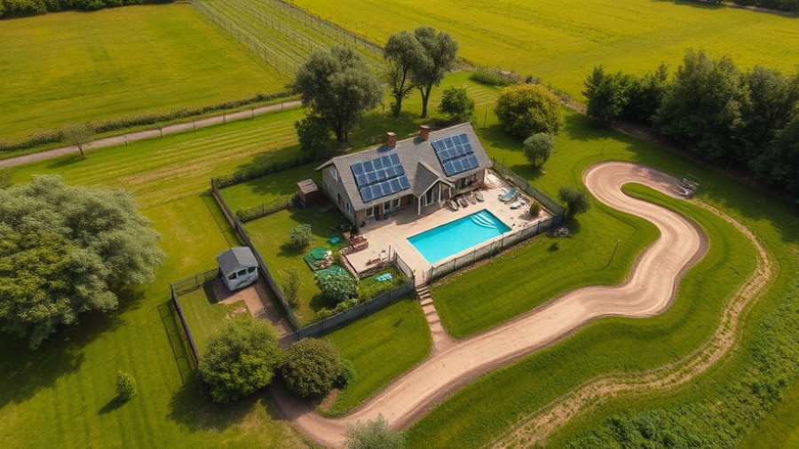 Home with go karts and golf simulator on a spacious rural property.