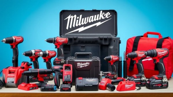 Best Early Black Friday Deals 2025 on Milwaukee power tool kit with accessories, displayed on a pale background.