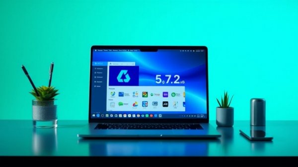 Qugafaikle 5.7.2 software interface displayed on a laptop.