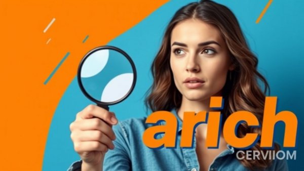 AutoLinkRush tips graphic with woman and magnifying glass in vibrant colors.