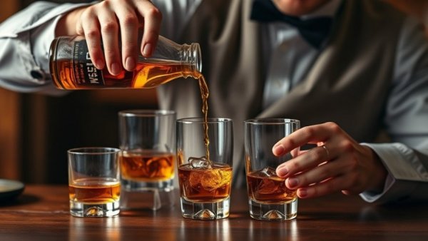 2025 Holiday Gift Guide for Him featuring whiskey pouring.