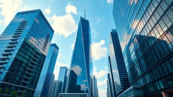 Skyscrapers in Charlotte highlight Highwoods Charlotte Asset Acquisition.