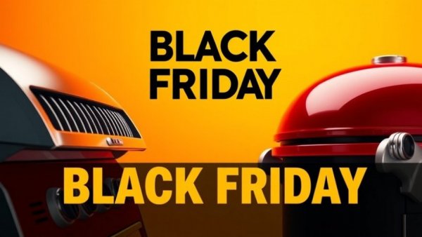 Black Friday grill deals with assorted modern grills.