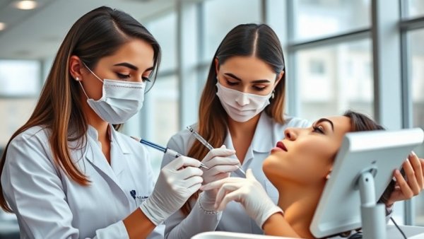 Common mistakes new injectors make: training session in a clinic.