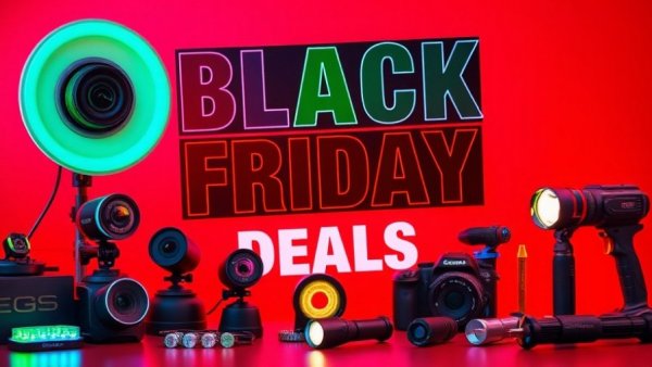 Vibrant display of under-$20 Black Friday deals on a bold red background.