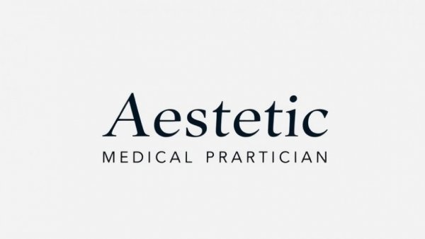 Aesthetic Medical Practitioner logo with elegant typography.