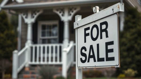 Close-up of 'For Sale' sign highlighting Toronto home sales drop.